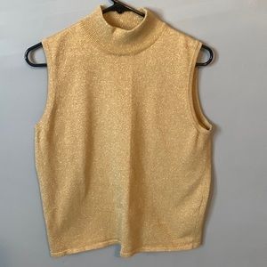 Gold sweater vest